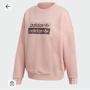 worn 1time authentic adidas crewcut sweatshirt